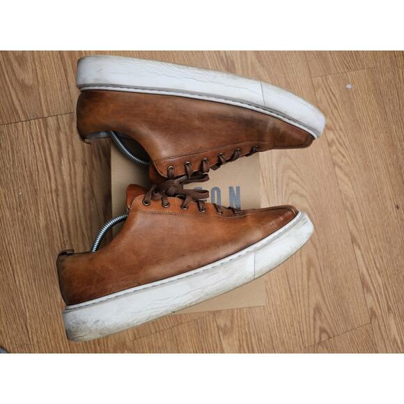 Grenson Tan Brown Leather Lace Up Trainers Men\'s Size US 10 main image 7